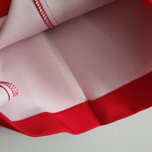 Zara Red High-Waisted Seam Shorts Size Large - Picture 7 of 7